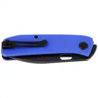 Nóż Kubey Knife Hyde, Blue G10, Dark Stonewashed 14C28N by Colin Maisonpierre (KU2104E)