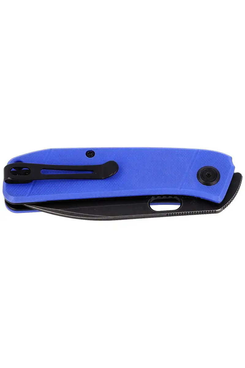 Nóż Kubey Knife Hyde, Blue G10, Dark Stonewashed 14C28N by Colin Maisonpierre (KU2104E)