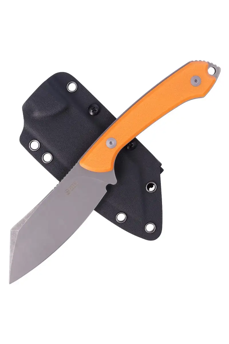 Nóż Kubey Knife Perses, Orange G10, Bead Blasted D2 (KU302A)
