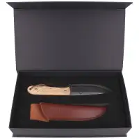 Nóż myśliwski Puma TEC Zebrano Wood, Satin (381011)
