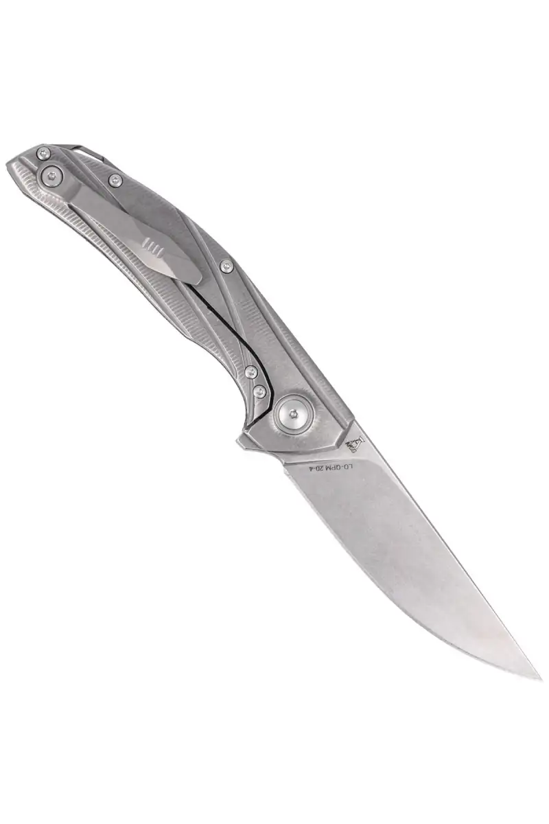 Nóż składany Viper Orso 2 Green Canvas Micarta, Stonewashed Lohmann LO-QPM20-4 by Jens Ansø (V5998CG)