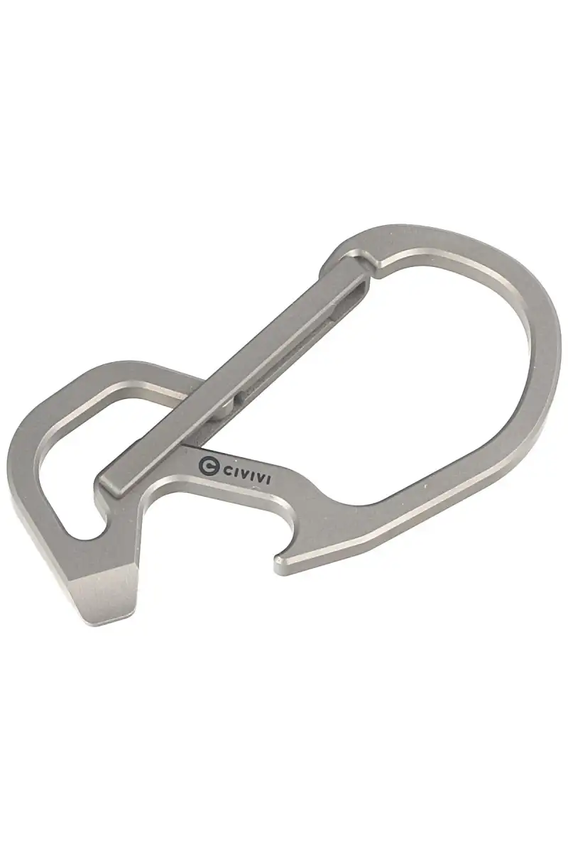 Karabińczyk CIVIVI Click Carabiner Keychain Multi-Tool, Gray Titanium (CA-01A)
