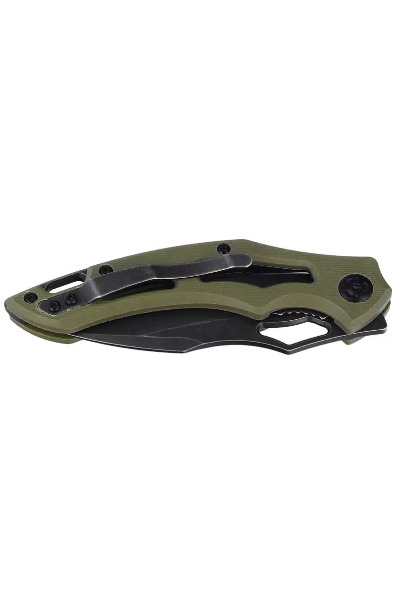 Nóż składany FoxEdge Sparrow OD Green G10, Stone Washed PVD by Denis Simonutti (FE-033)
