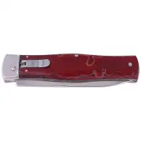 Nóż sprężynowy Mikov Predator Red Raffir, Mirror N690 (241-BRa-1/KP Red)