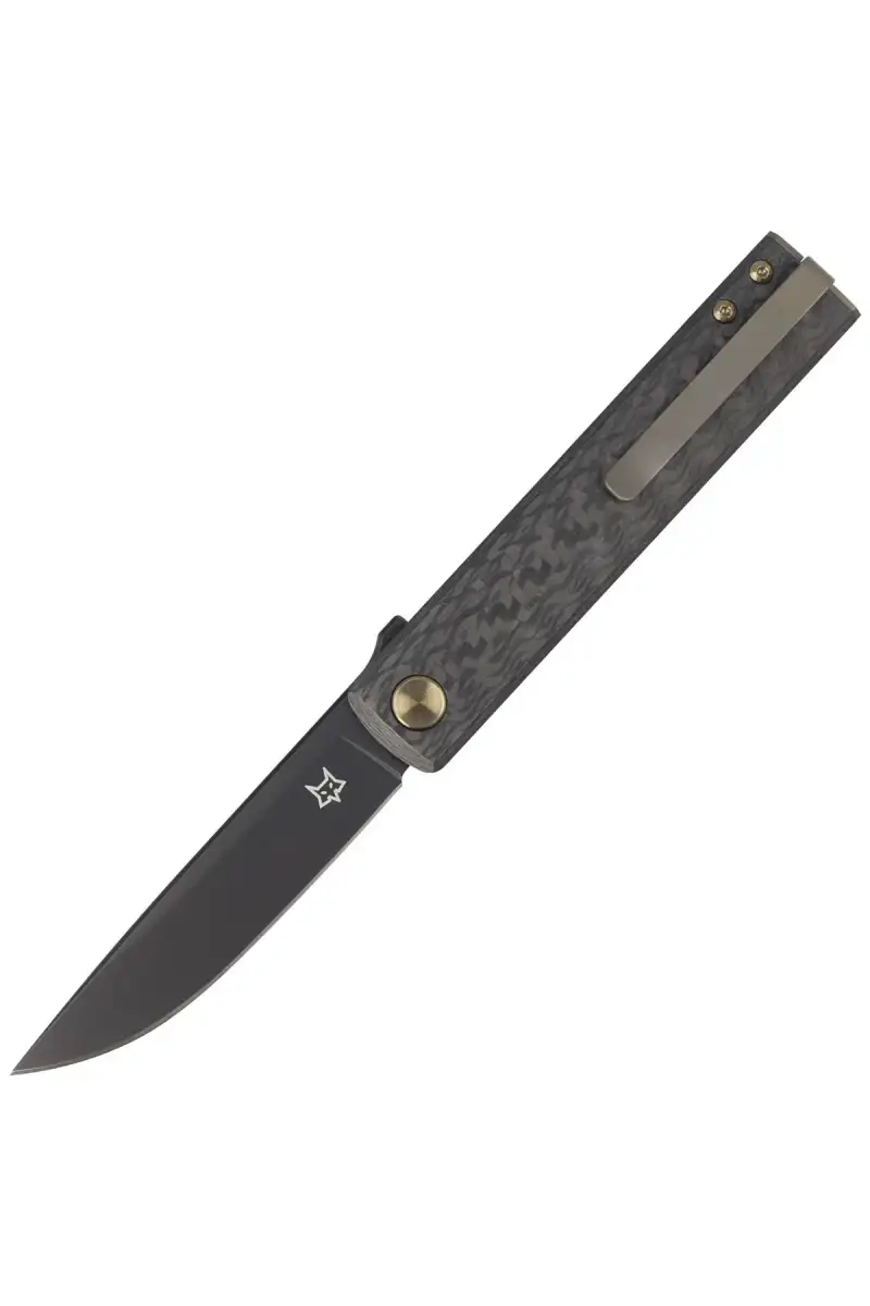 Nóż składany FOX Chnops Carbon Fiber, PVD M390 by Riccardo Gobbato (FX-543 CFBR)