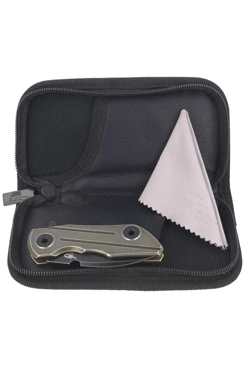 Nóż składany Bestech 2500 Delta Bronze Titanium, Black Stonewashed CPM S35VN by Poltergeist Works (BT2006D)