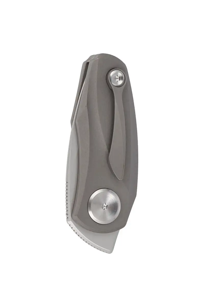 Nóż składany Bestech Tulip Dark Grey Titanium, Fine Stonewash M390 by Ostap Hel (BT1912E)