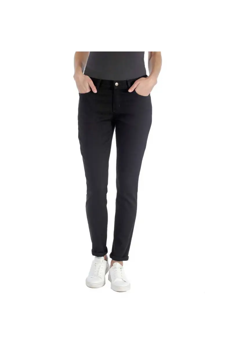 Spodnie Carhartt Slim-Fit Skinny Leg Denim Onyx