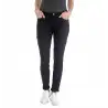 Spodnie Carhartt Slim-Fit Skinny Leg Denim Onyx