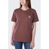 Koszulka Carhartt WK87 Pocket SS Sable