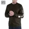 Koszulka Carhartt Logo Long Sleeve Peat