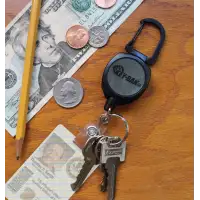 Retraktor KeyBak Sidekick Carabiner 24 Kevlar Blk