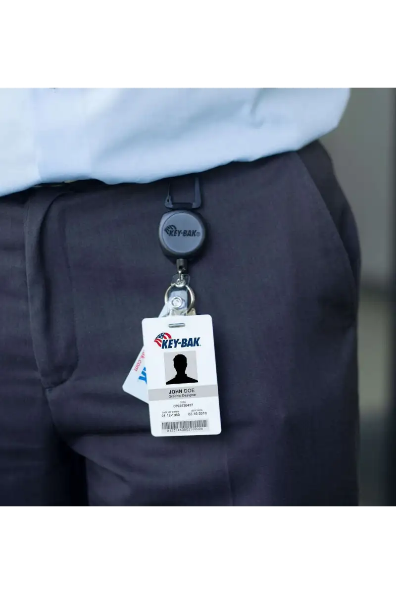 Retraktor KeyBak Sidekick Carabiner 24 Kevlar Blk