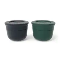 MB-Zestaw 2pojemników Temple S BlackOnyx/DarkGreen