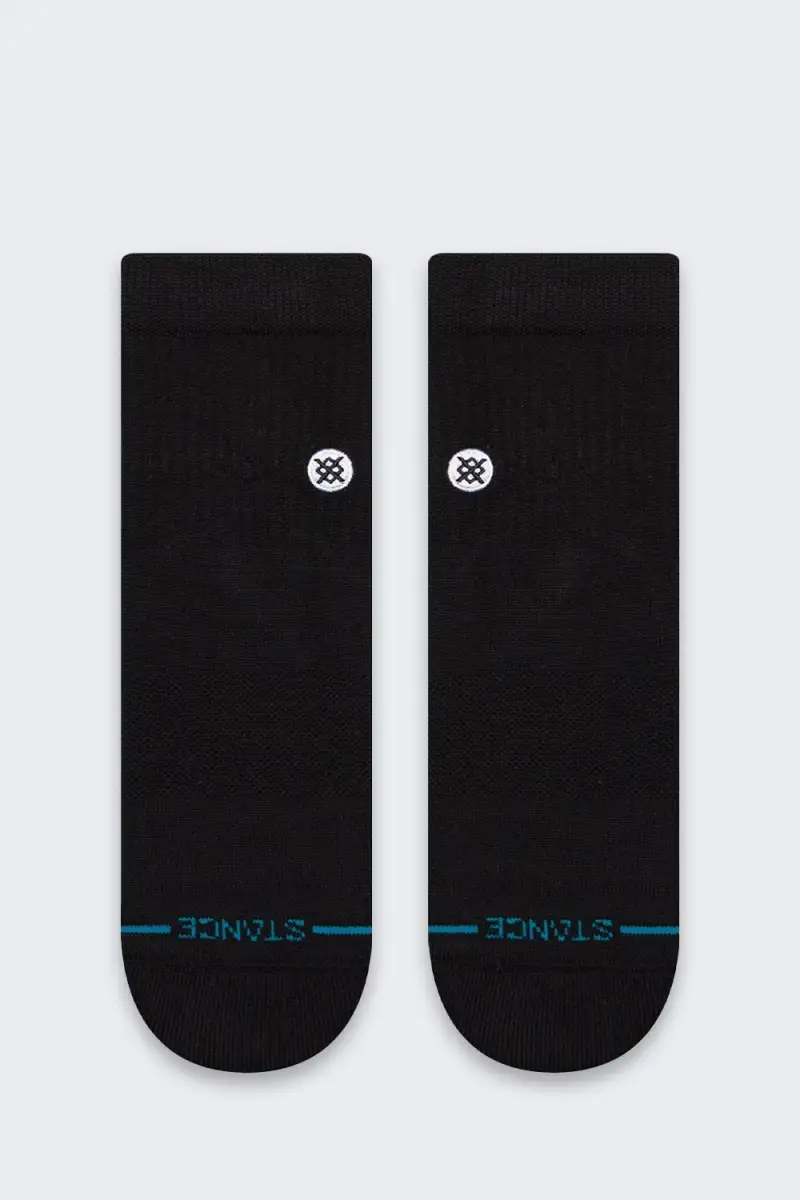 Skarpety Stance Icon Quarter 1 para Black