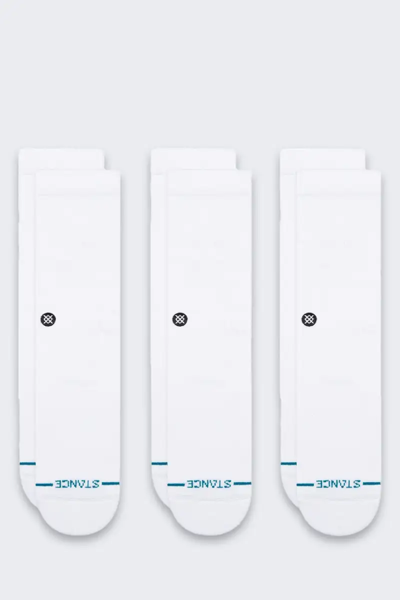 Skarpety Stance Icon Crew 3 pary White
