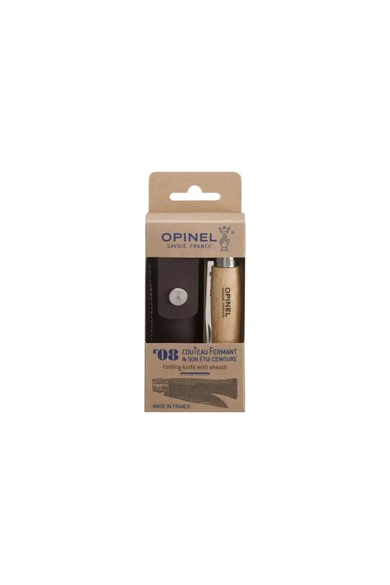 Opinel Nóż Inox Natural 08 + etui