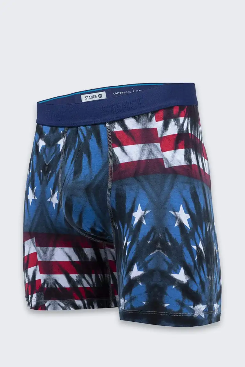 Bokserki Stance Banner Brief Boxer Blue