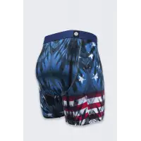 Bokserki Stance Banner Brief Boxer Blue