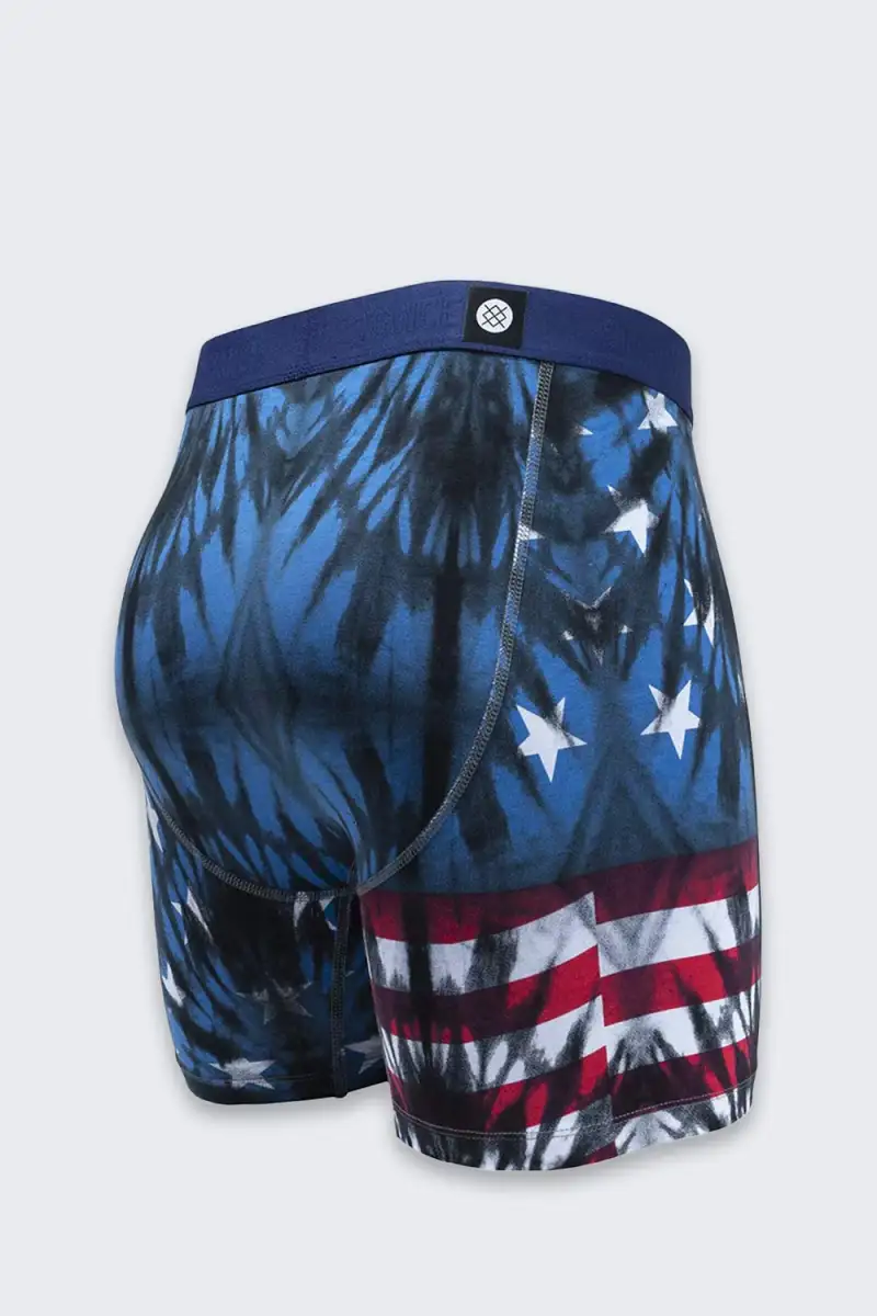 Bokserki Stance Banner Brief Boxer Blue