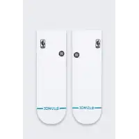 Skarpety Stance Logoman St Quarter 1 para White