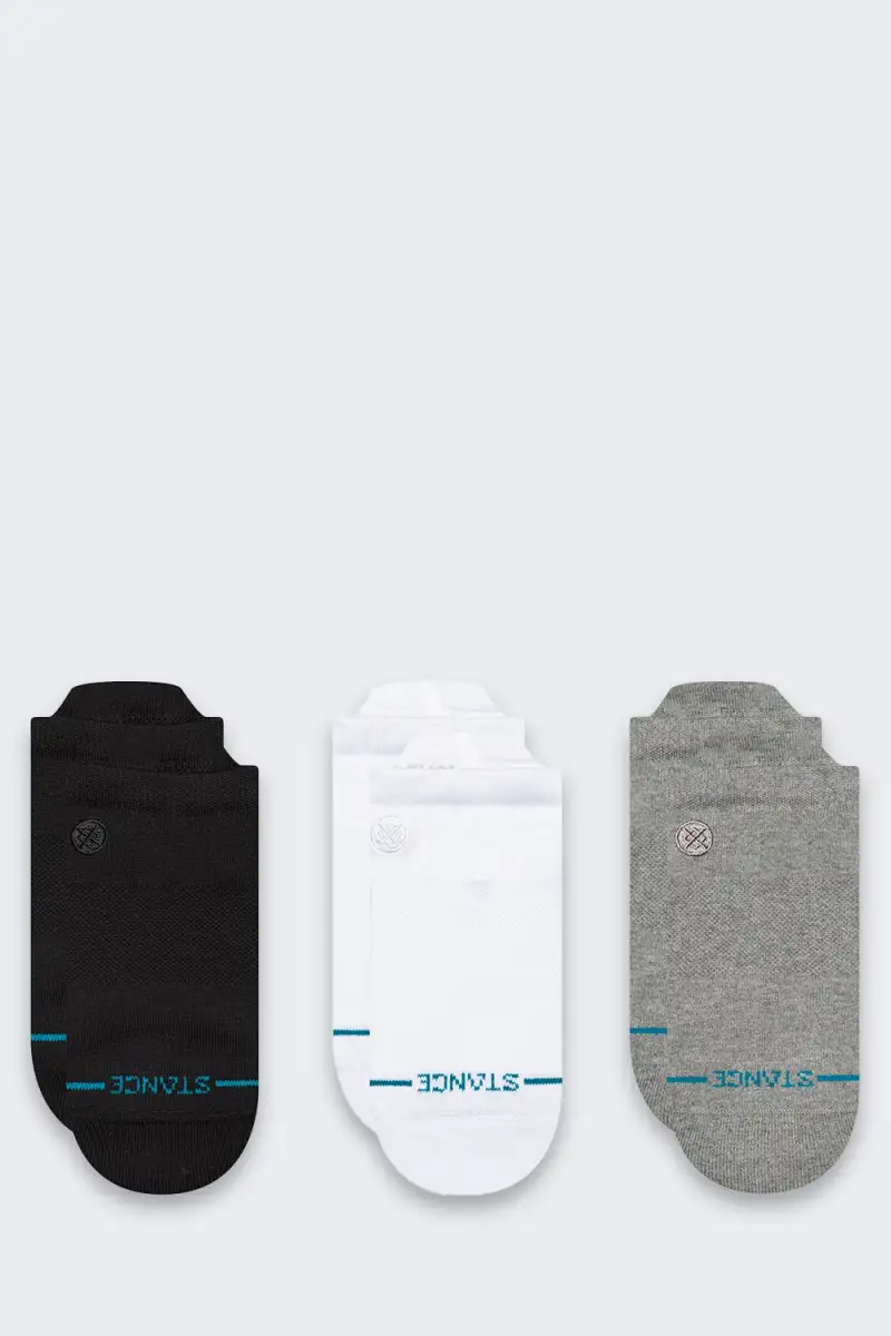 Skarpety Stance Icon Low Tab 3 pary Black