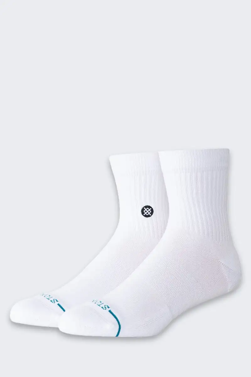 Skarpety Stance Icon Quarter 3 pary White