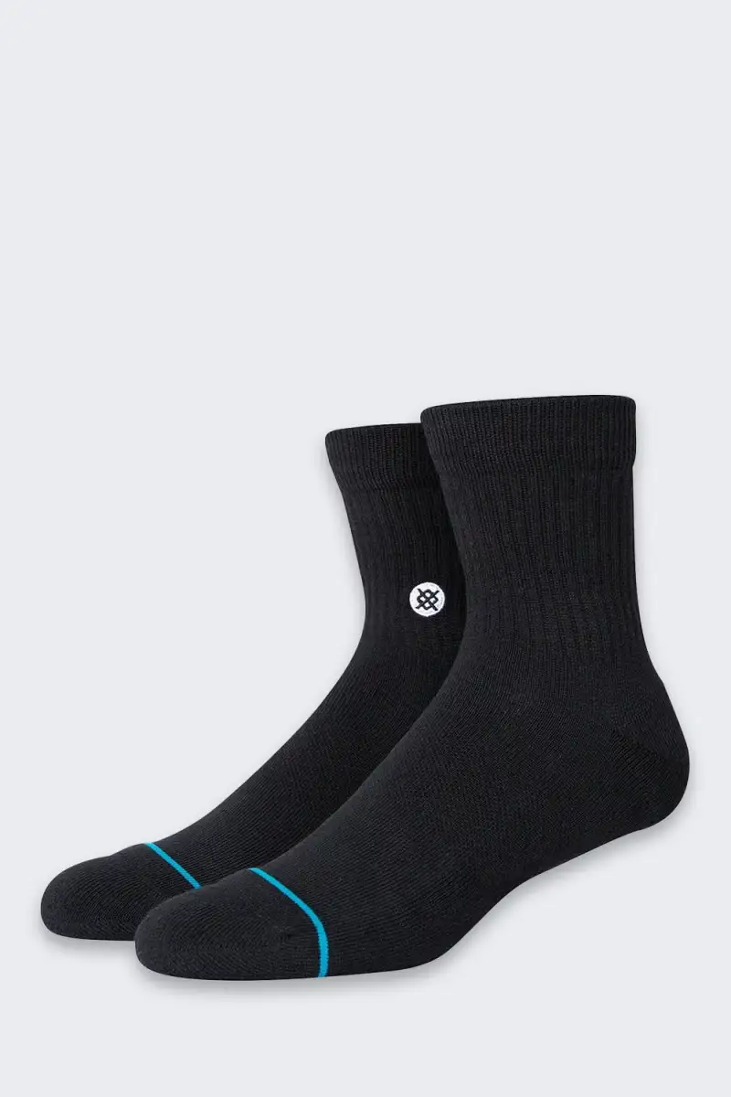 Skarpety Stance Icon Quarter 3 pary Black