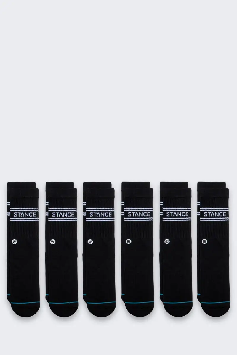 Skarpety Stance Crew Basic 6 par Black