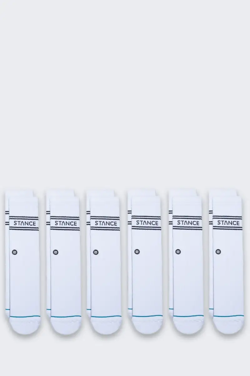 Skarpety Stance Crew Basic 6 par White