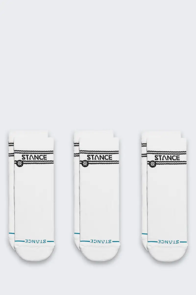 Skarpety Stance Basic Quarter 3 pary White