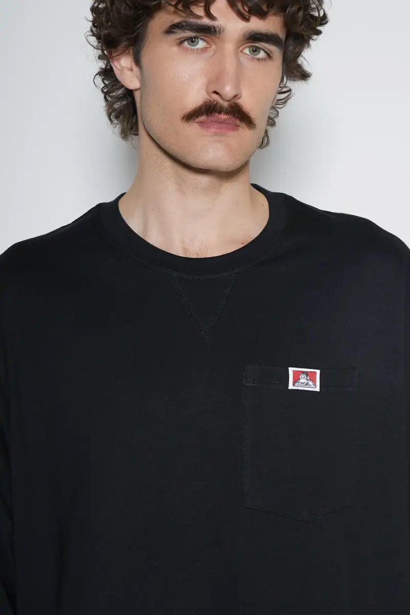 Koszulka Ben Davis LS Heavy Duty Pocket Black