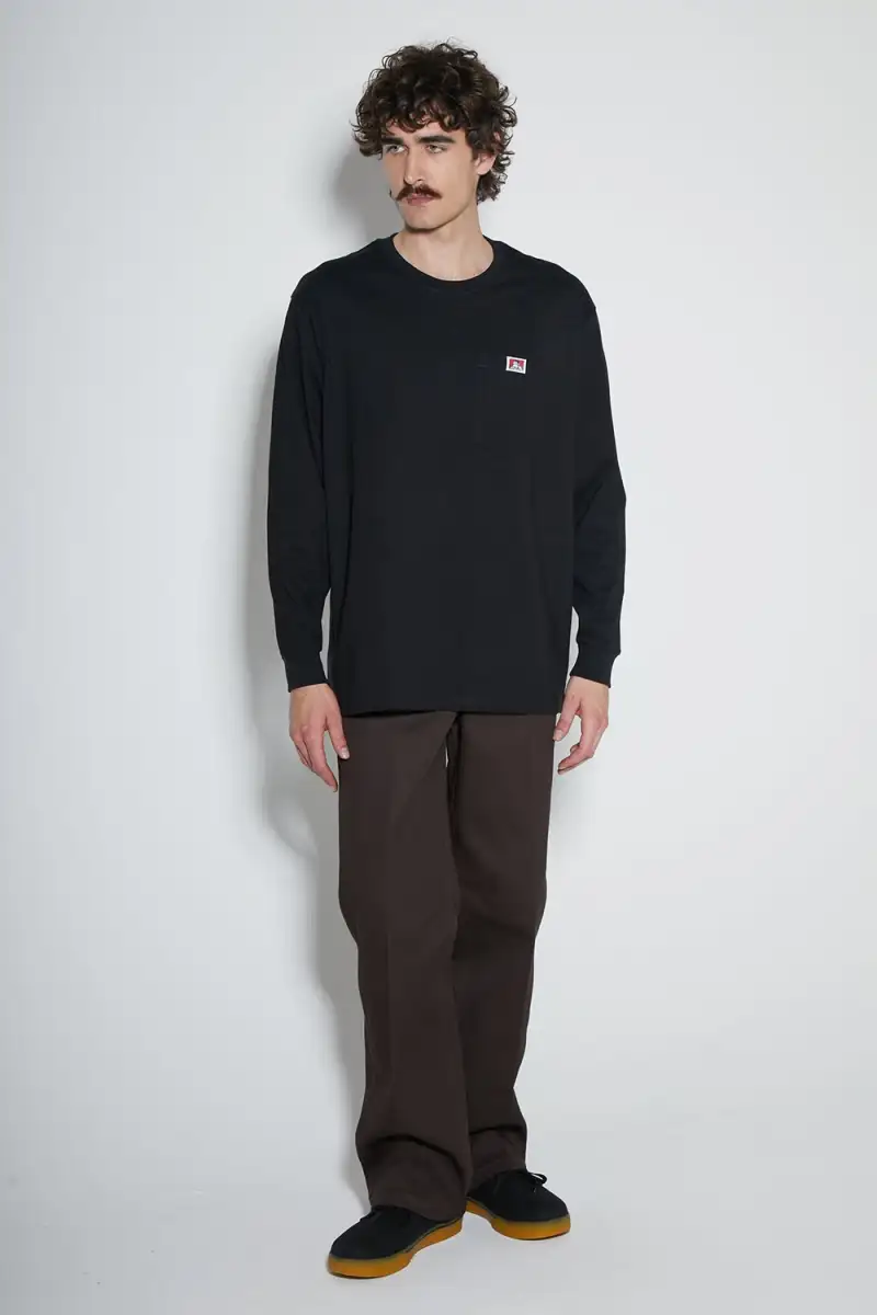 Koszulka Ben Davis LS Heavy Duty Pocket Black