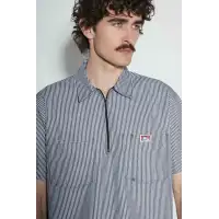 Koszula Ben Davis Stripe 12 ZIP Black Stripe