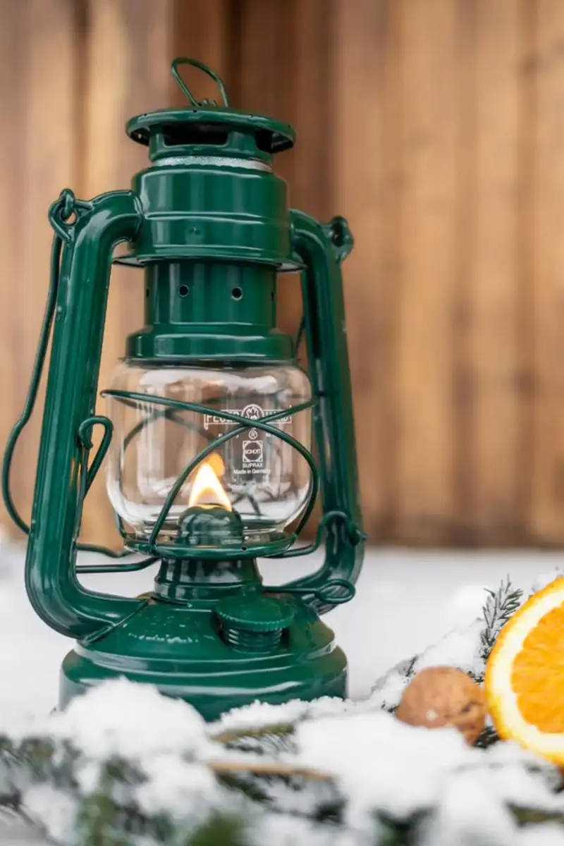 Lampa Naftowa Sztormowa Feuerhand 276 Moss Green