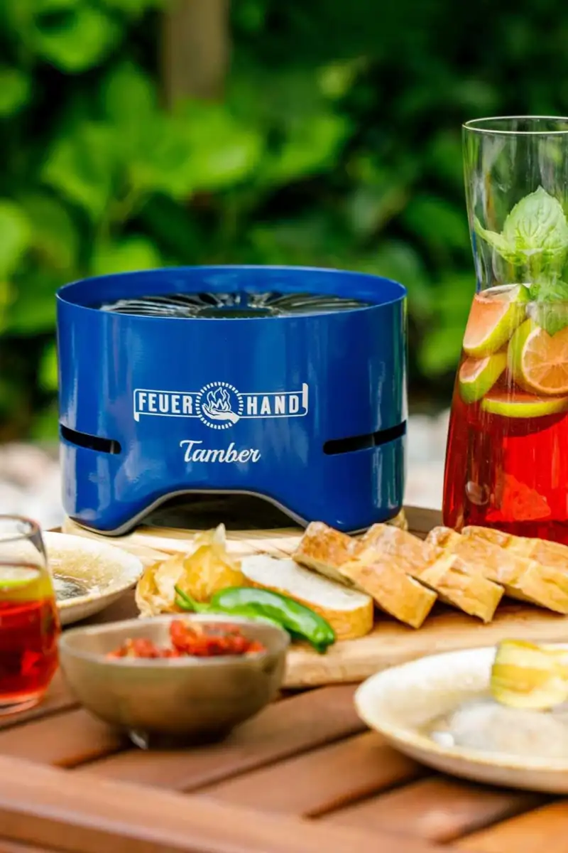 Grill Stołowy Feuerhand Tamber Cobalt Blue