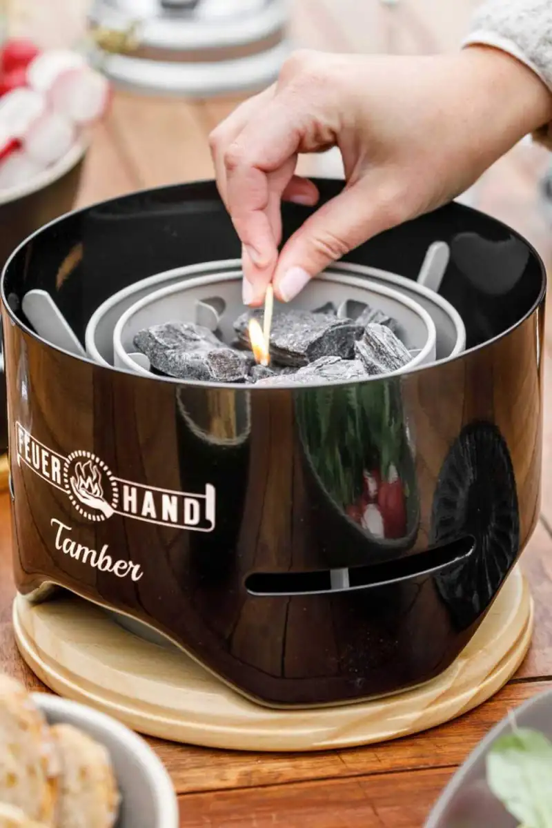 Grill Stołowy Feuerhand Tamber Jet Black