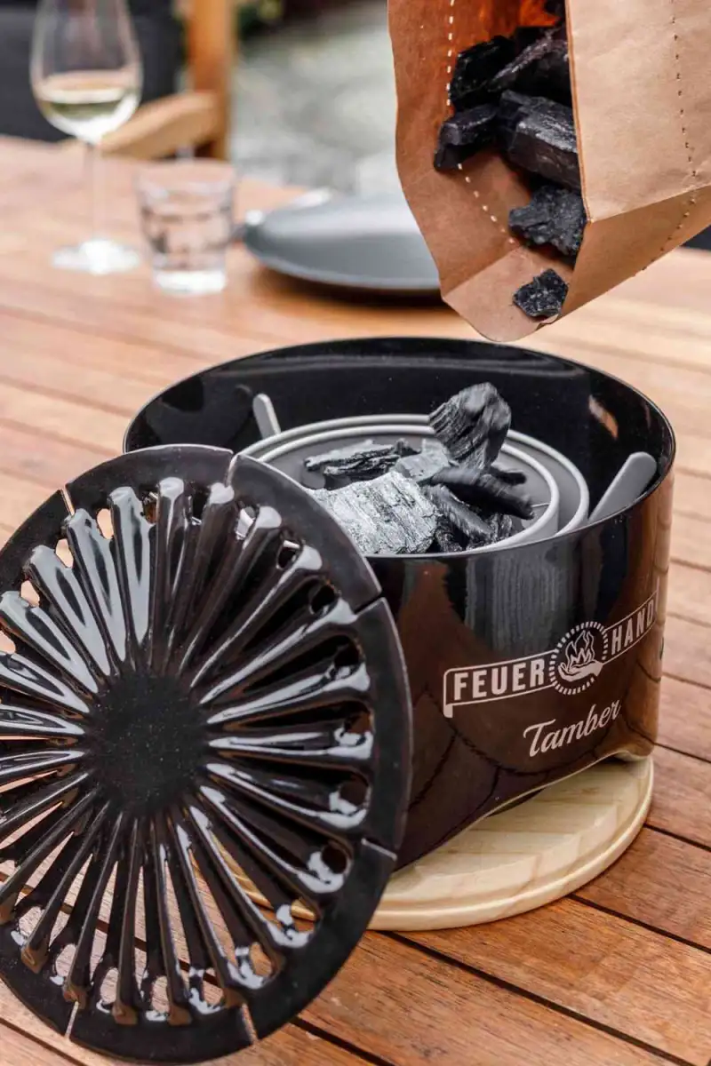 Węgiel Drzewny Do Grilla Stołowego Feuerhand 1 kg