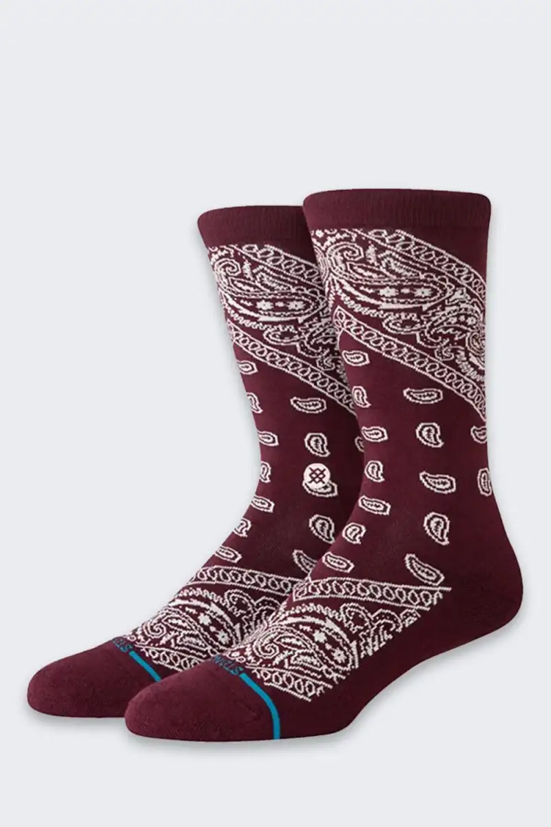 Skarpety Stance Barrio Crew Wine