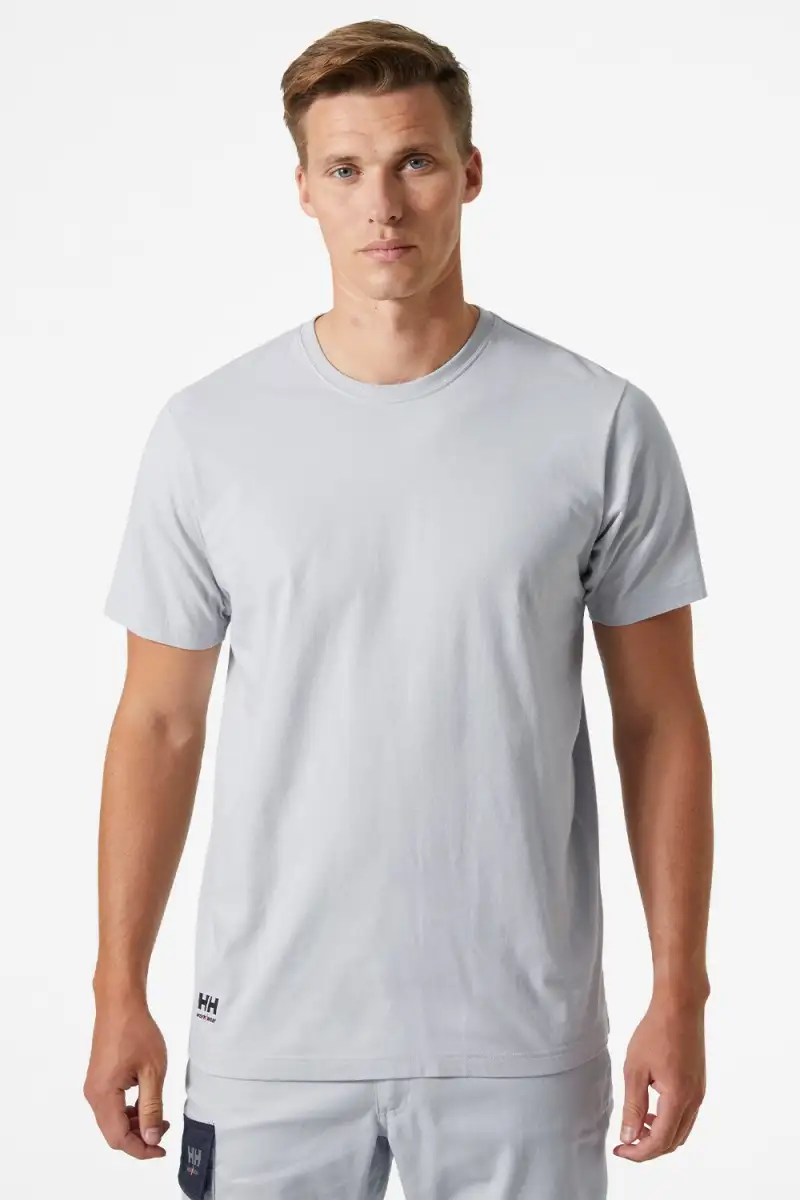 Koszulka Helly Hansen Manchester Classic Grey Fog