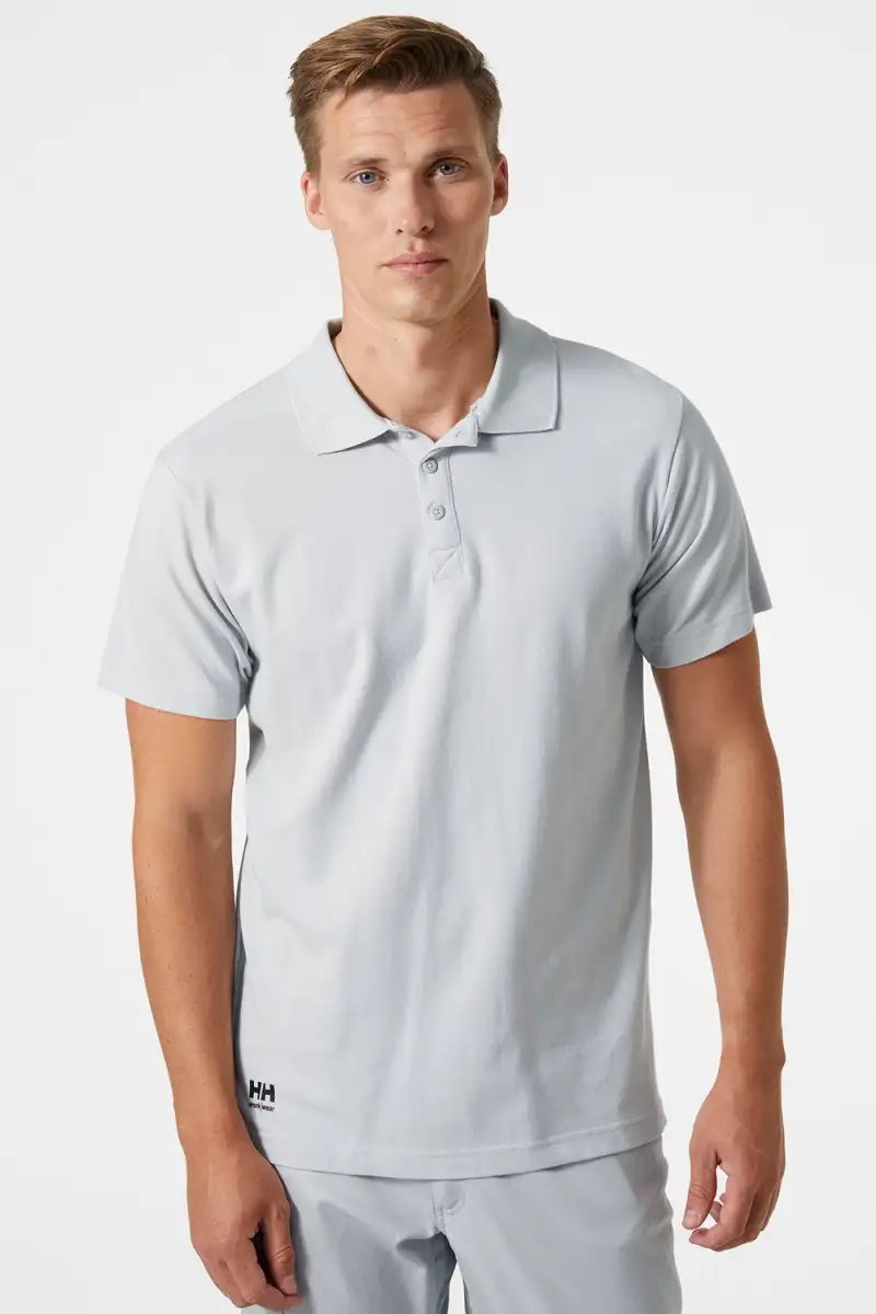 Koszulka Polo Helly Hansen Manchester Grey Fog