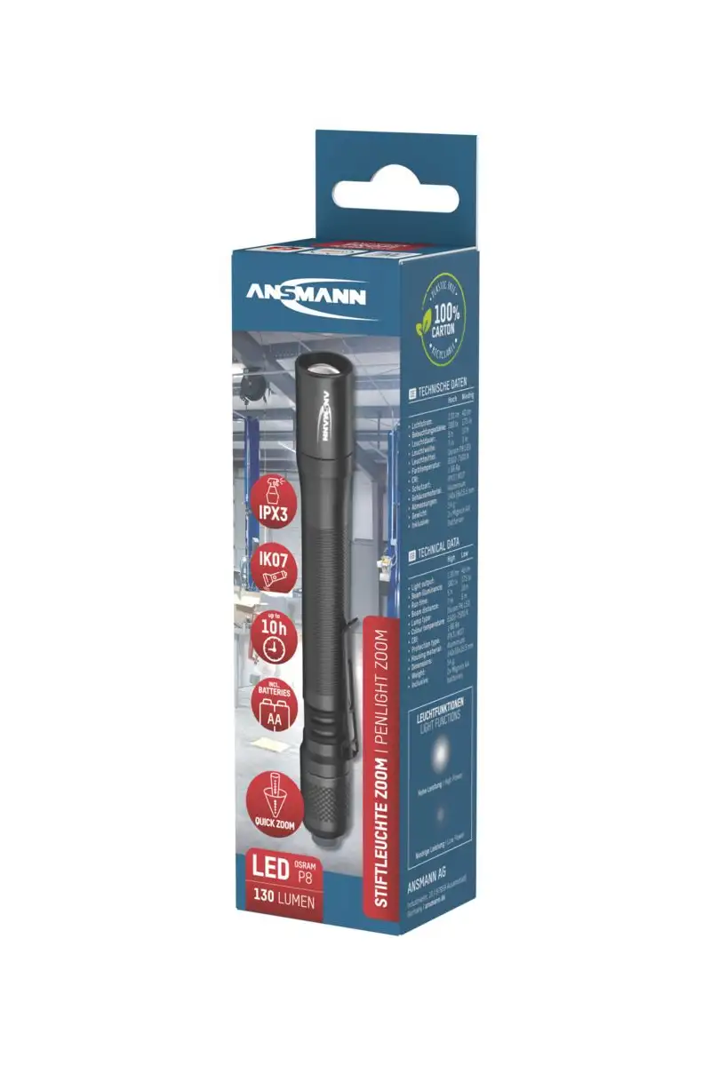 Latarka Ansmann inspekcyjna 130 lm 2x AAA