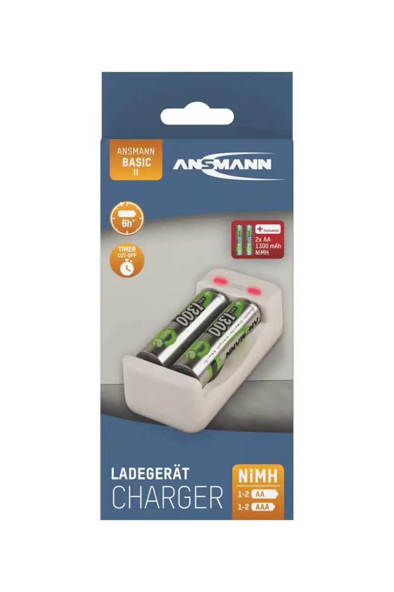 Ładowarka Ansmann USB Basic II 2x AA 1300mAh