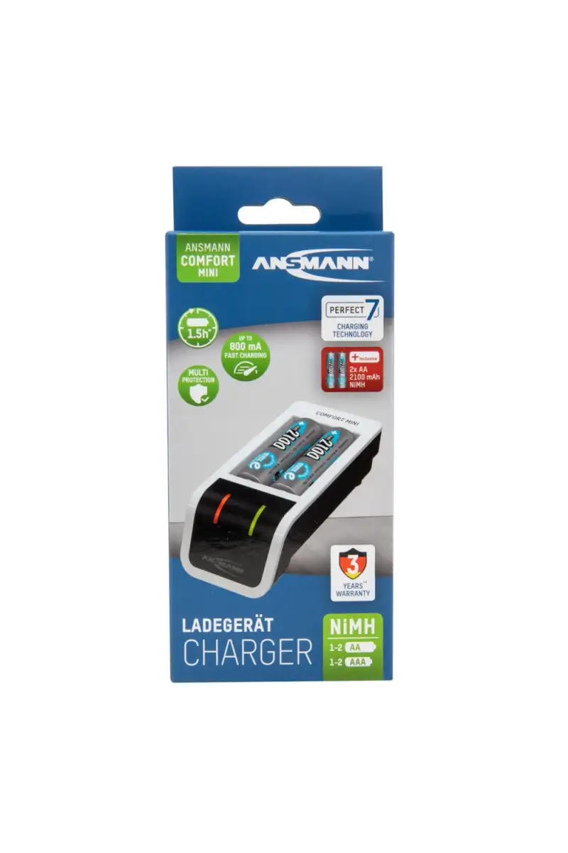 Ładowarka Ansmann Comfort Mini 2x AA 2100mAh
