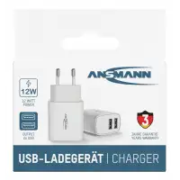 Ładowarka Ansmann HC212 biała 2x USB 12W 24A
