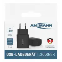 Ładowarka Ansmann HC212 czarna 2x USB 12W 24A