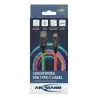 Kabel Ansmann USBAC z oświetleniem LED 100cm