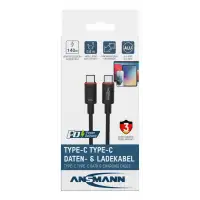 Kabel Ansmann USBCC 140W 60 cm antracyt