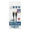 Kabel Ansmann USBCC 140W 60 cm antracyt