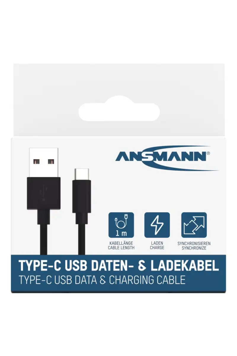 Kabel Ansmann USBC Data and Charging 100 cm
